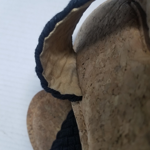 Yellow Box Black Woven Sandals - Picture 12 of 13